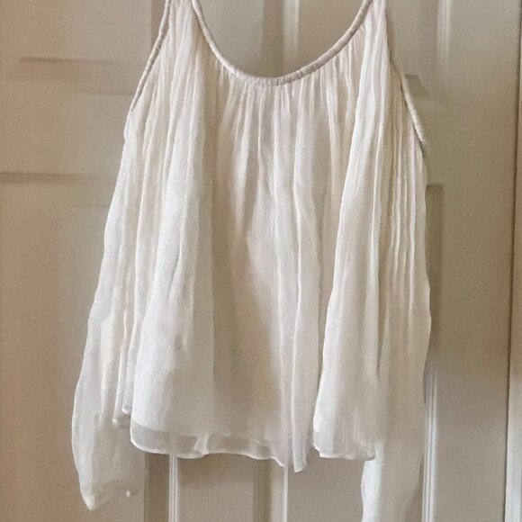 Elizabeth and James white blouse size L - Picture 6 of 8